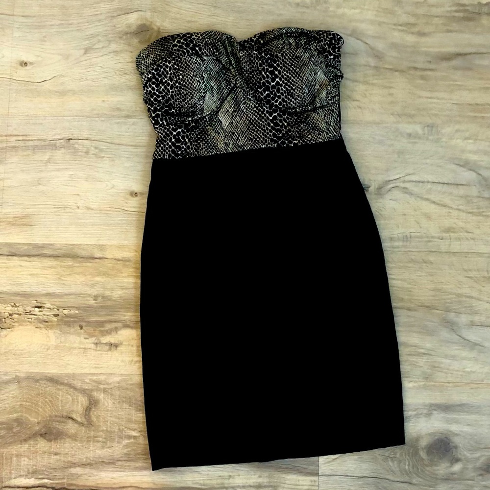 Mini strapless club dress - SM